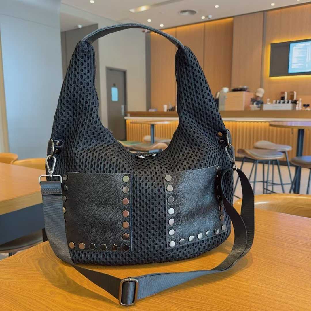 Women's Stitching Portable Large Capacity Personalized Shoulder Bags