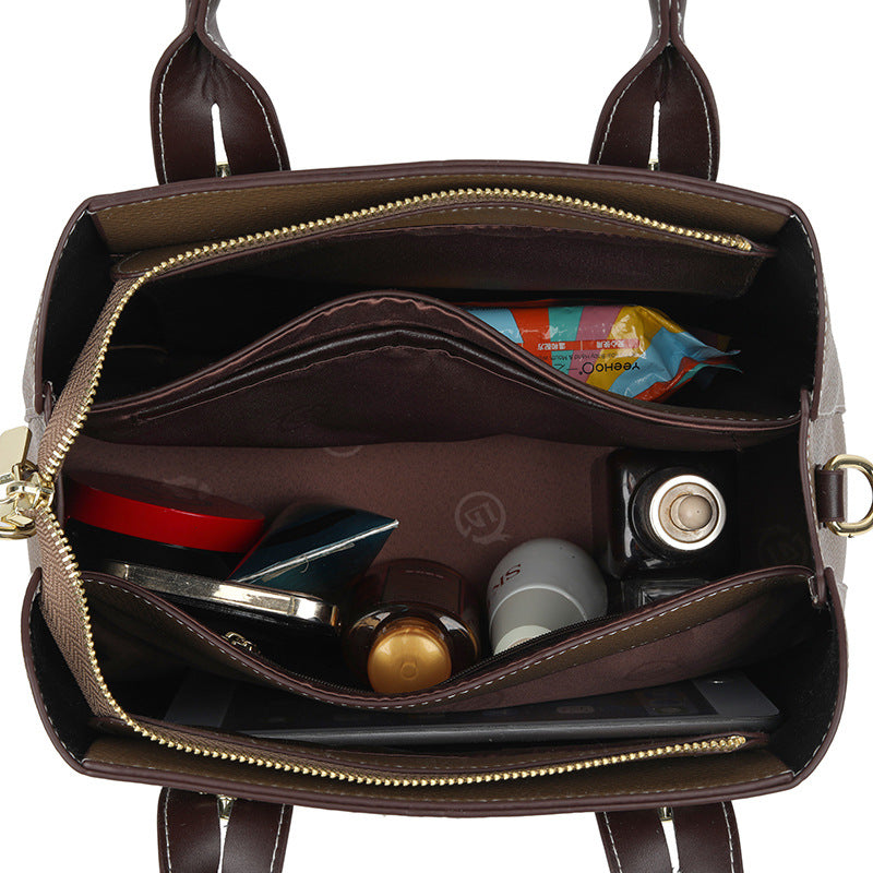 Women's Commuter Large Capacity Wide Strap Fashion Handbags