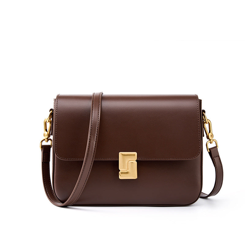 Women's Commuter Versatile Vintage Underarm Genuine Leather Crossbody Bags