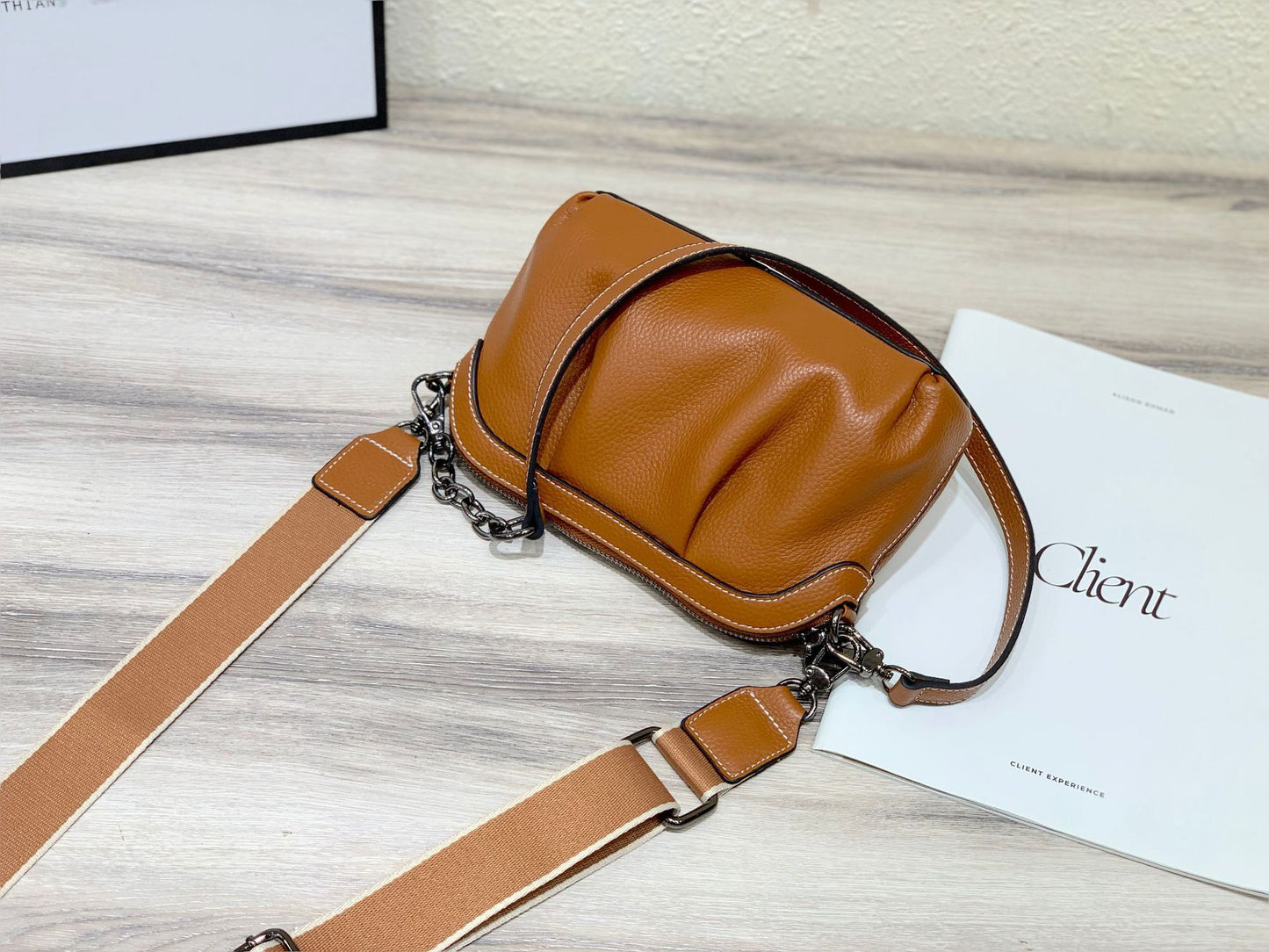 Women's Single Medium Lady's Large Capacity Three Crossbody Bags