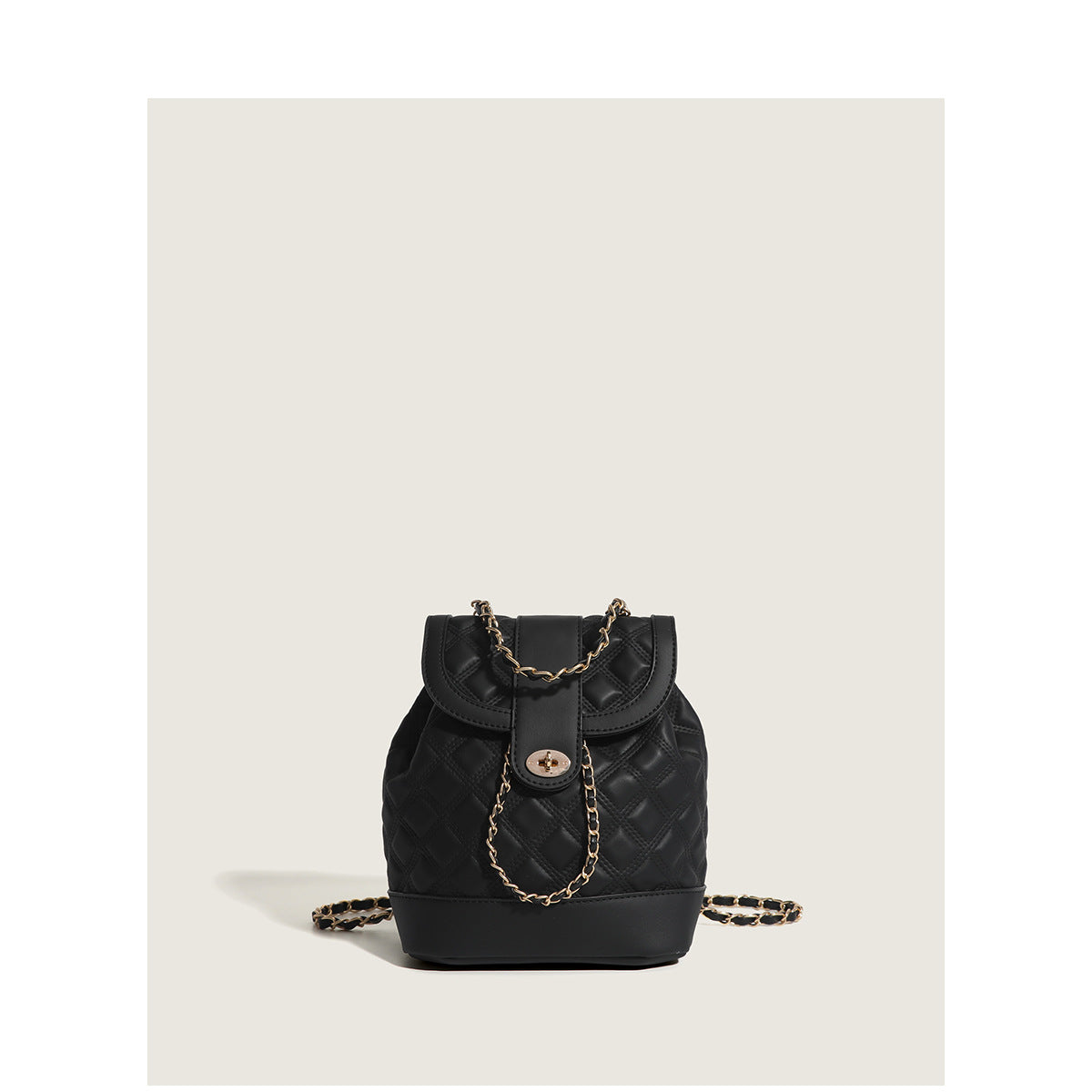 Women's Advanced Texture Summer Versatile Rhombus Chain Backpacks
