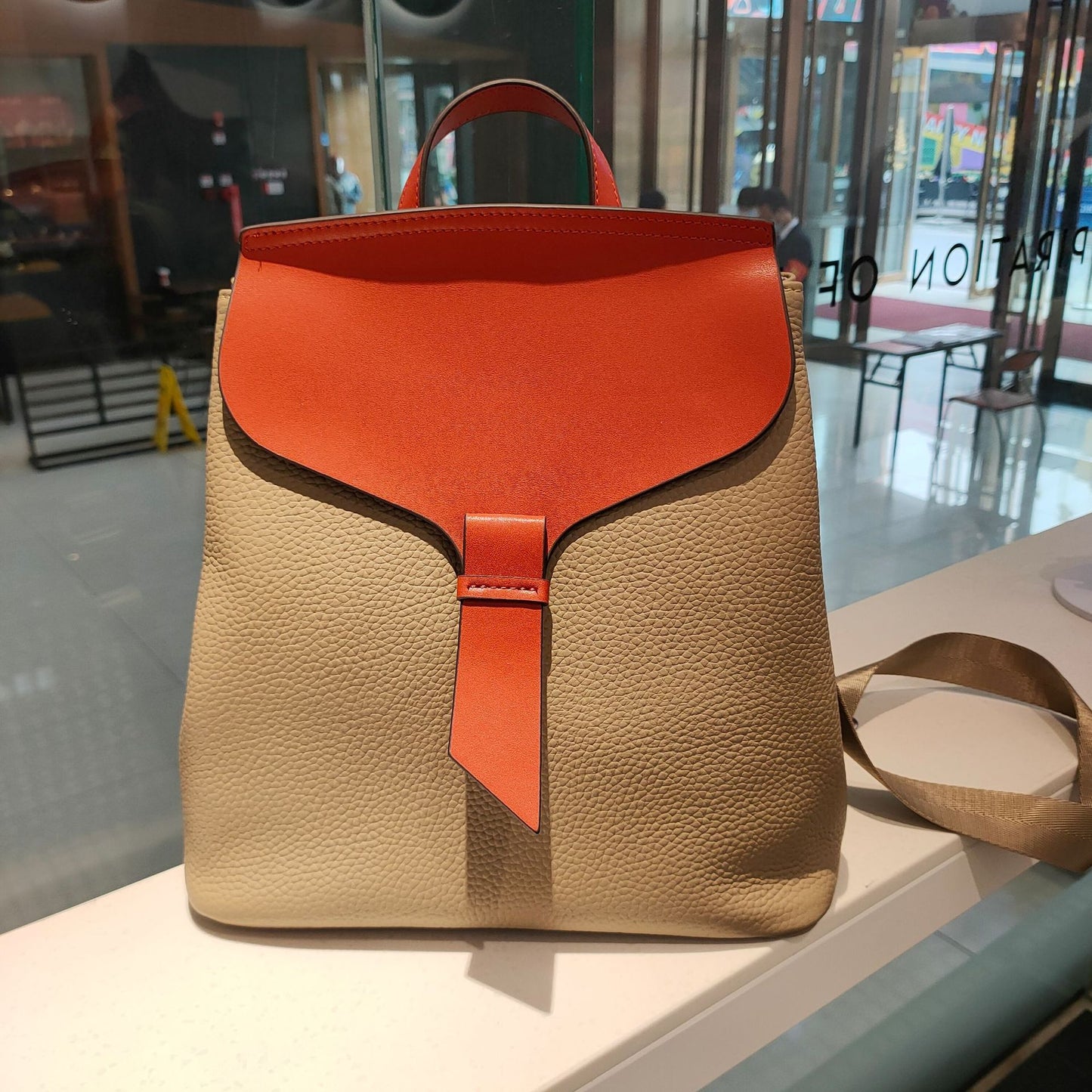 Women's Leather Fashion Versatile Korean Style Simple Backpacks