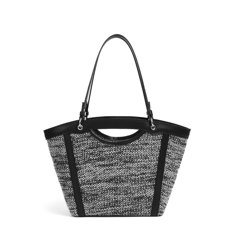 Women's Vacation Beach Straw Basket Fashion Underarm Handbags
