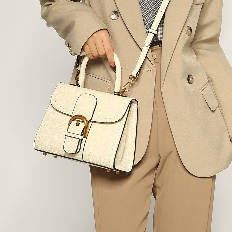 Women's Clasp Wax Line Saddle Retro Kelly High Bags