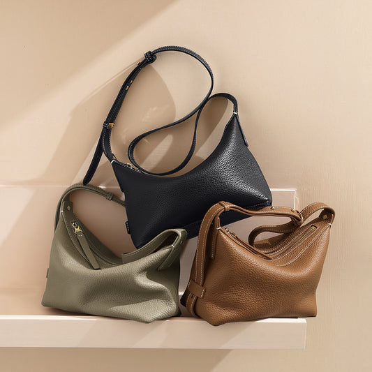 Layer Cowhide Advanced Underarm Design Genuine Armpit Bags