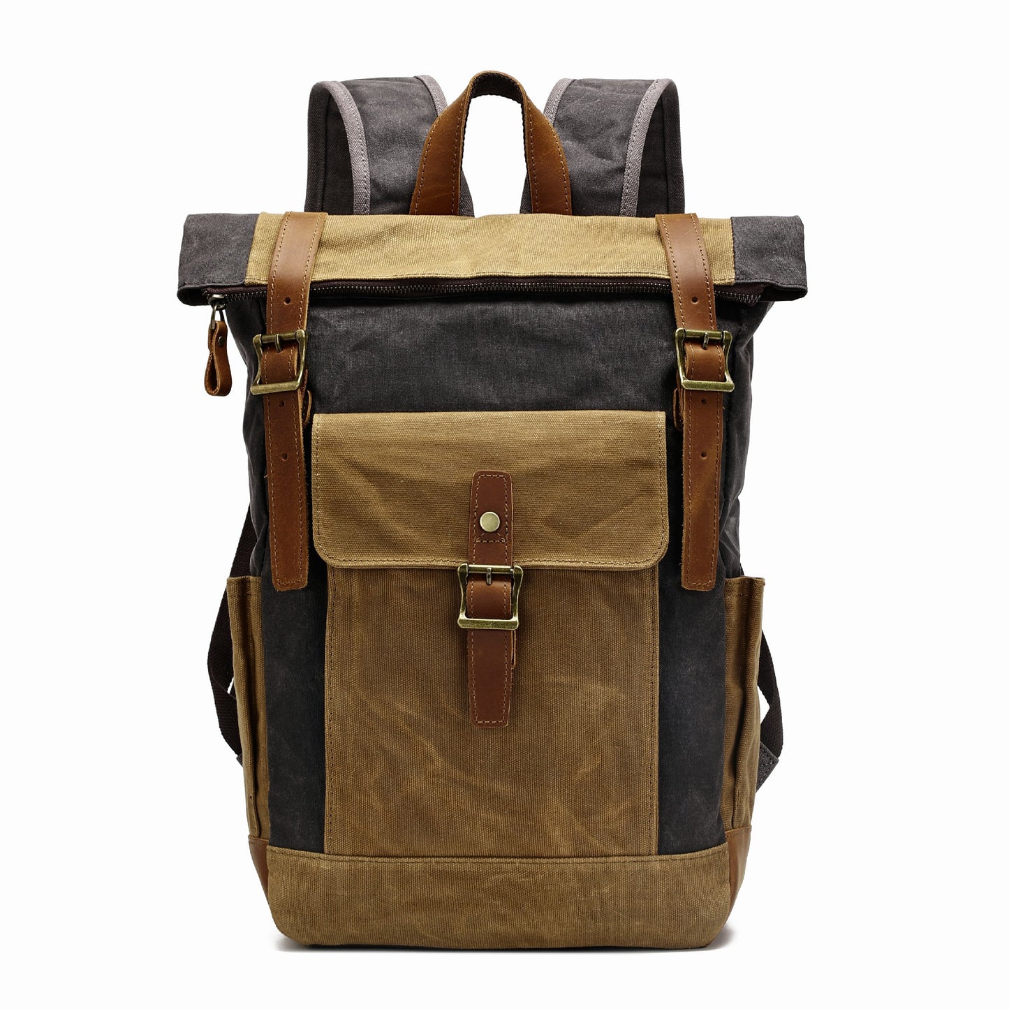 Cool Computer Oil Wax Cloth Waterproof Backpacks