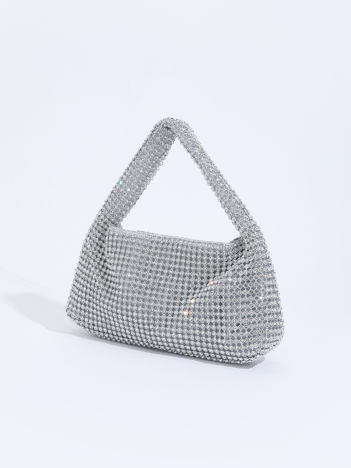 Design Diamond Rhinestone Shiny Vegetable Basket Evening Bags