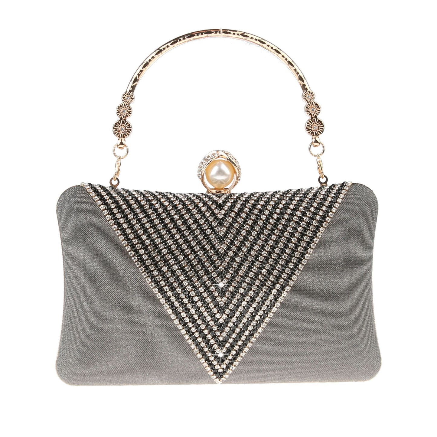 Elegant Social Dinner Rhinestone Clutch Fashion Evening Bags
