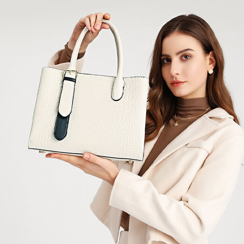 Women's Genuine Leather Fashionable Design Large Capacity Shoulder Bags