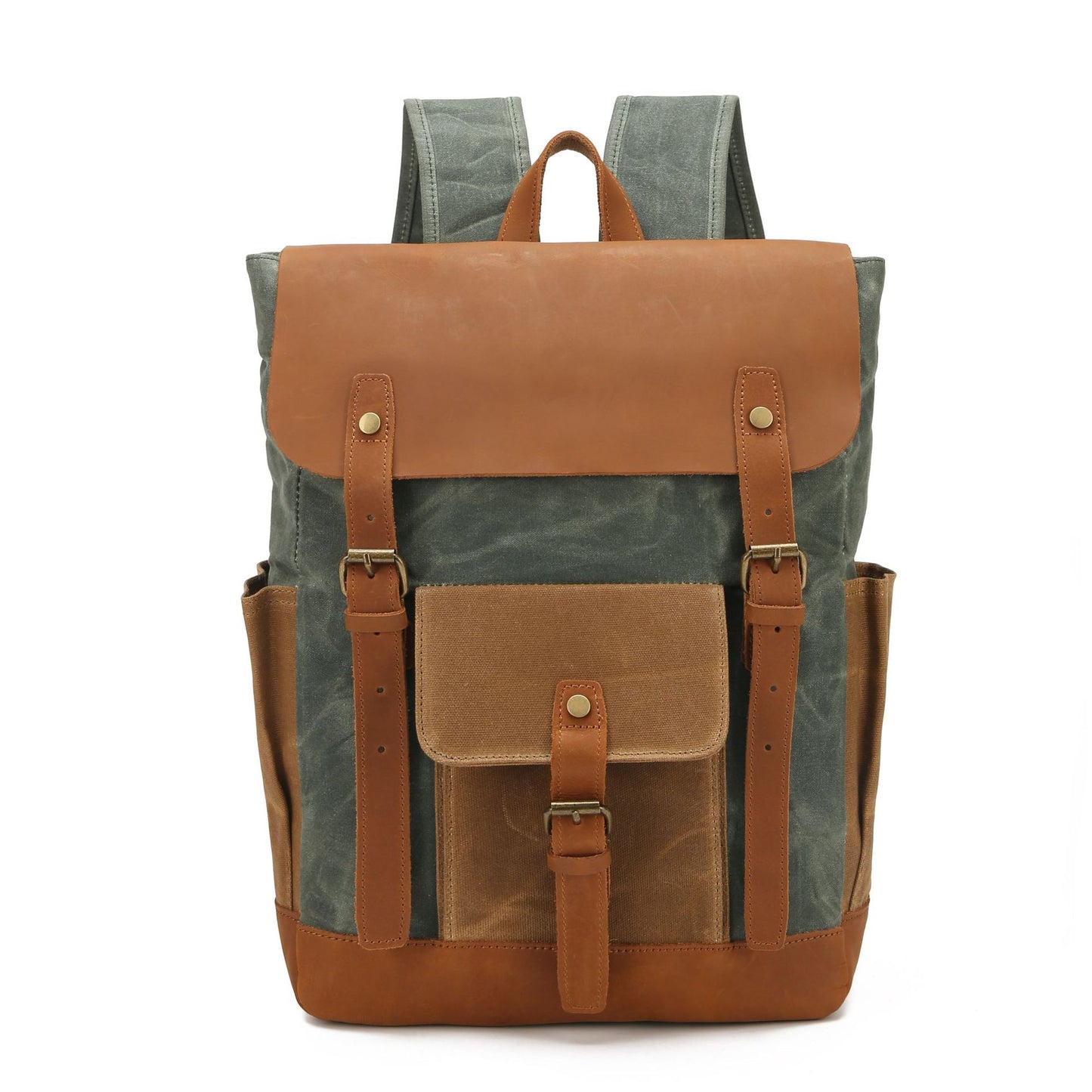 Crazy Horse Leather Vintage Waterproof Oil Backpacks
