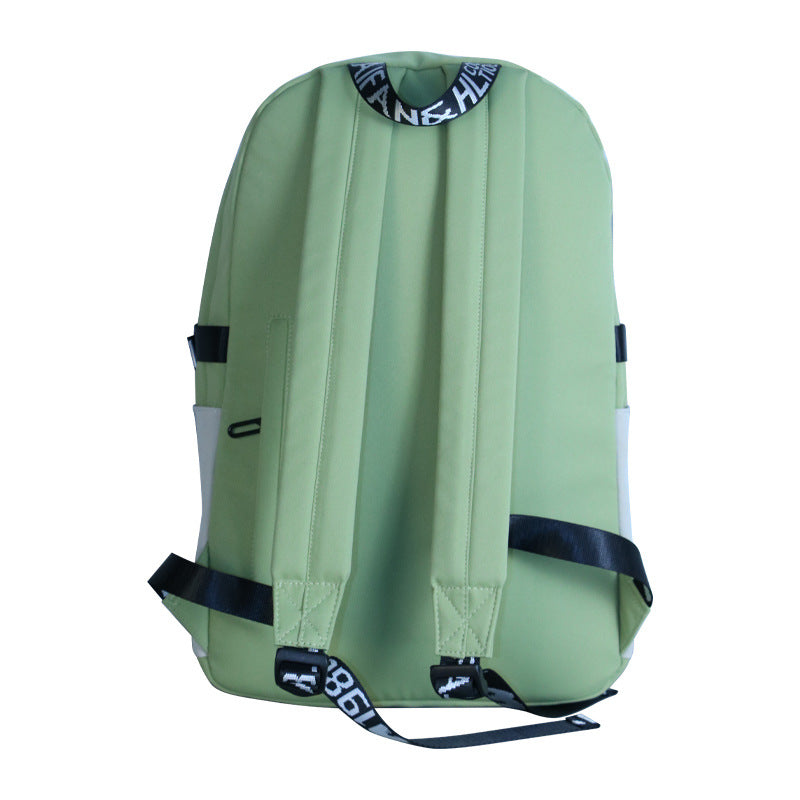 Women's & Men's High Textbook Large Capacity Waterproof Canvas Versatile Backpacks
