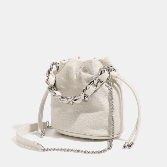 Women's Fashion Chain Lychee Pattern High-grade Niche Crossbody Bags