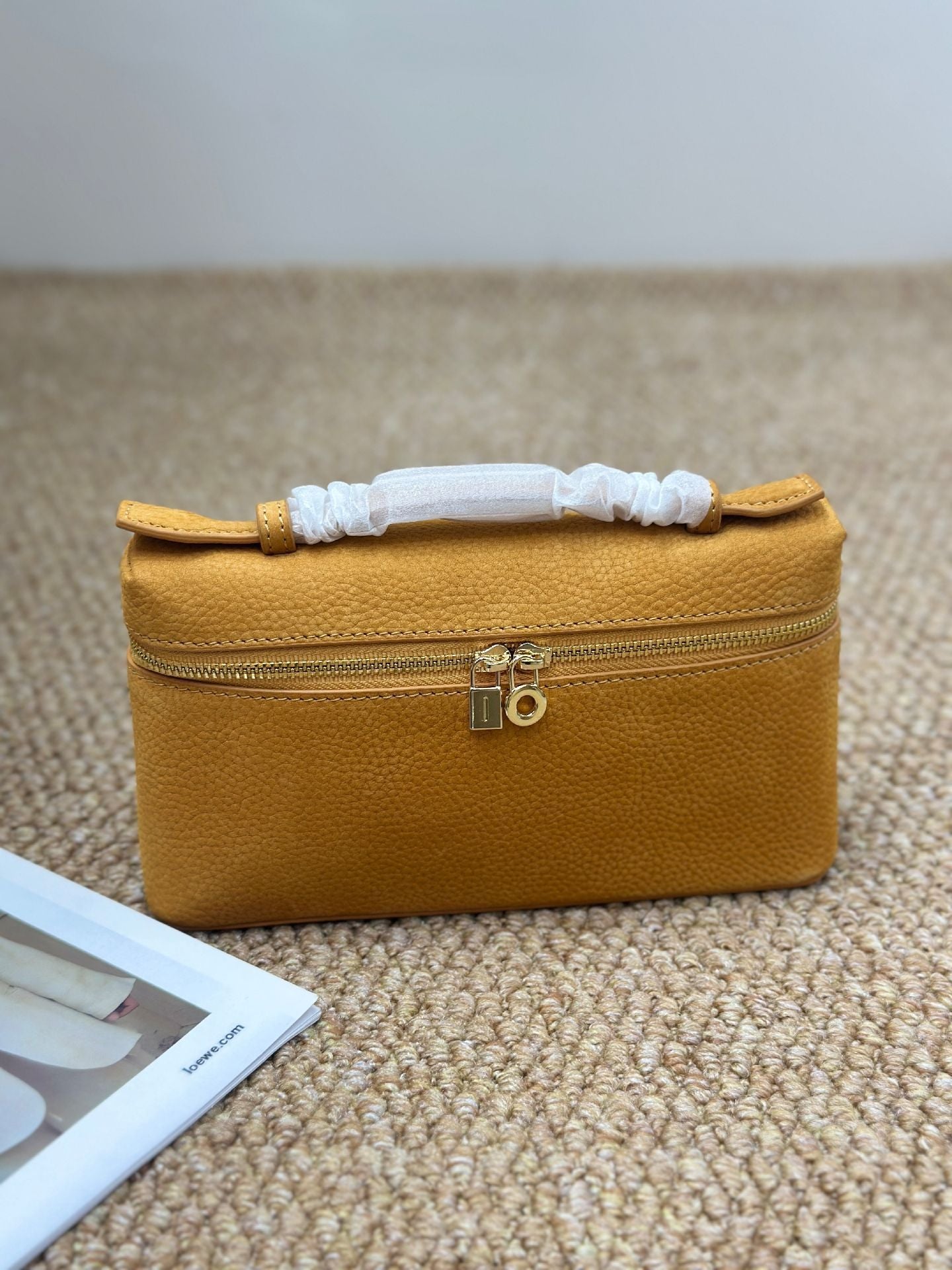 Women's Quality Lunch Box Matte Suede Genuine Crossbody Bags