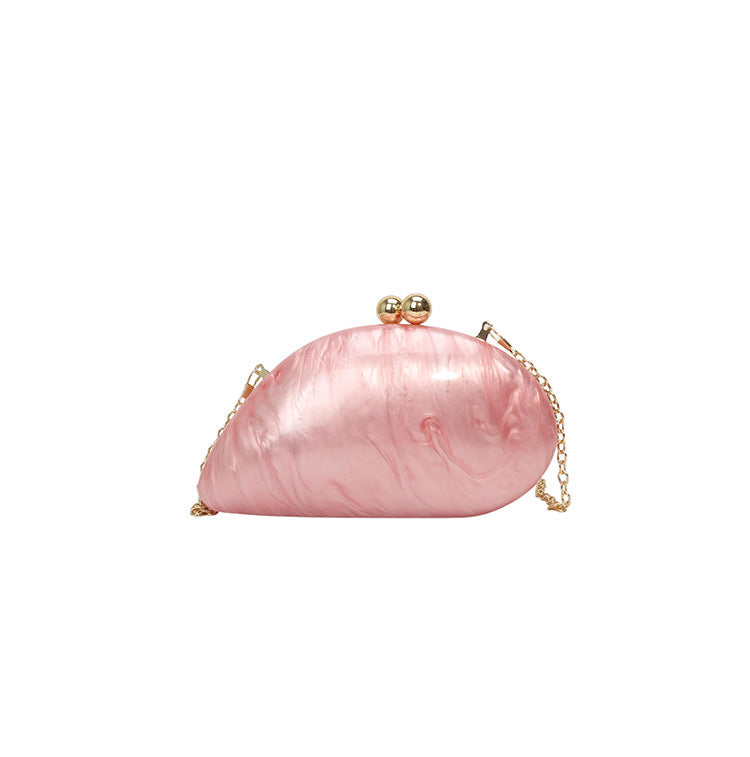 Women's Dinner Clutch Acrylic Slug Shape Minority Bags