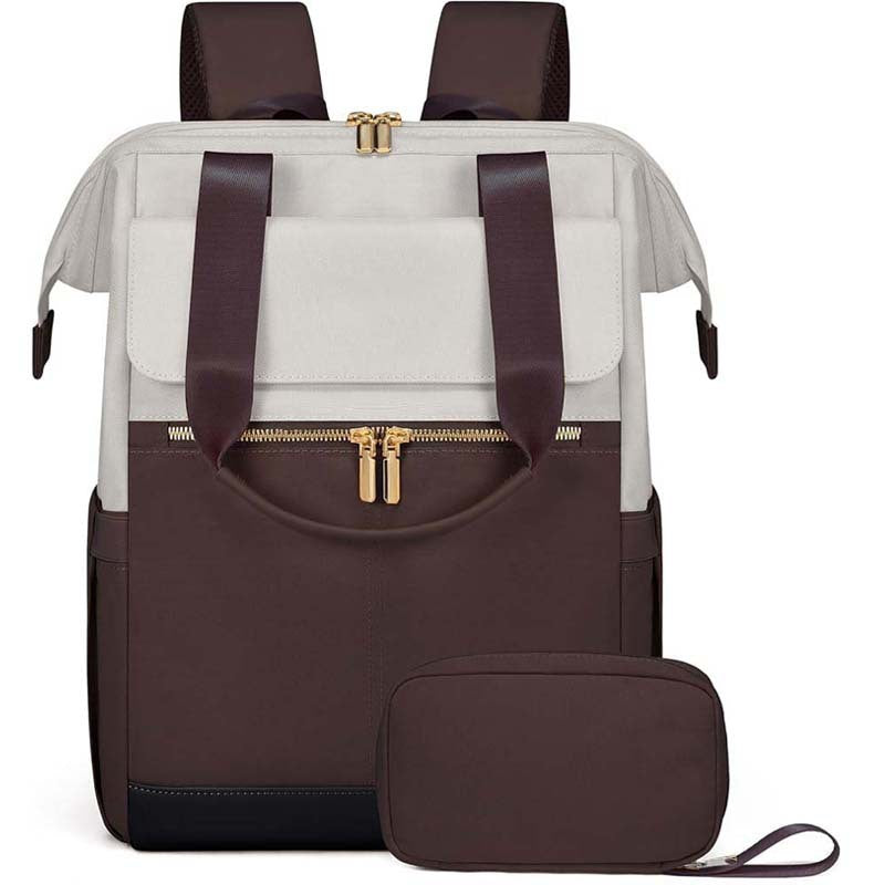 Classy Contrast Color Minimalist Large Capacity Backpacks