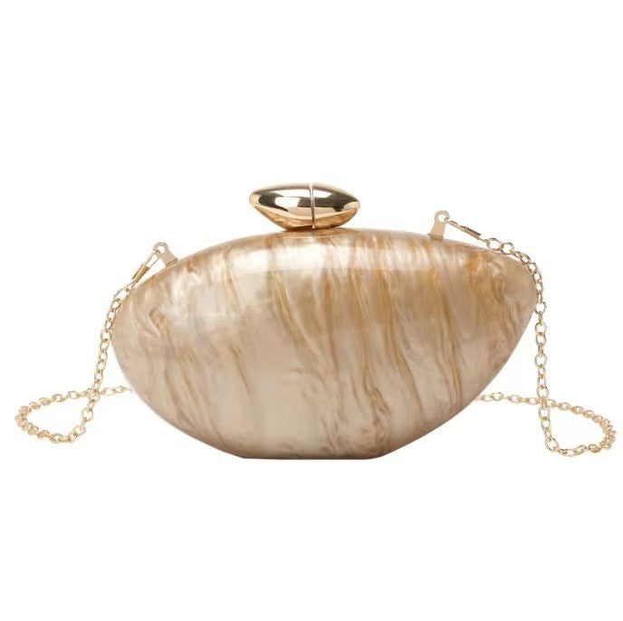 Fashion Gift Acrylic Glossy Goose Egg Evening Bags