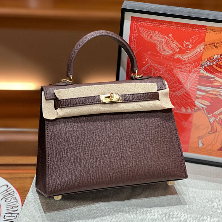 Women's Second Generation Sier Palm Print Cowhide Shoulder Bags