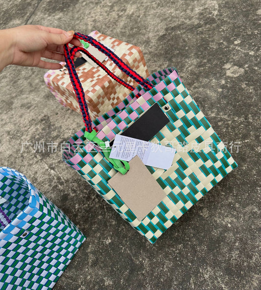 Vegetable Basket Cloth Large Capacity Shopping Handbags