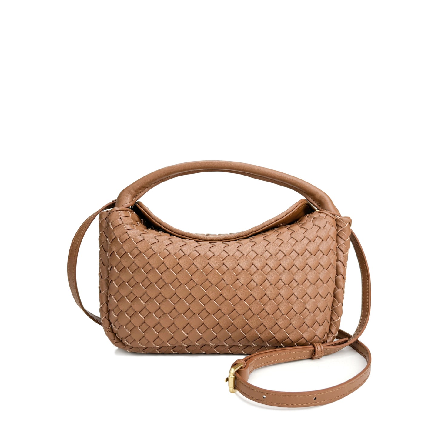 Street Trend Simple Rhombus Handmade Braided Crossbody Bags