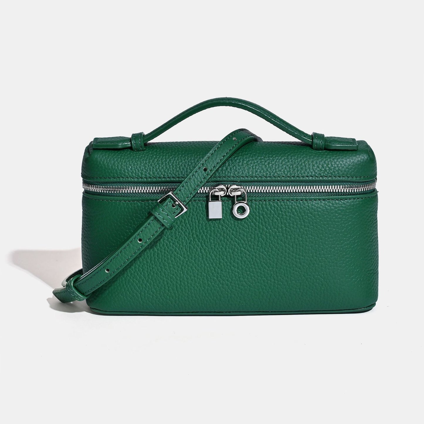 Women's Cowhide Lunch Box Genuine Leather Shoulder Bags