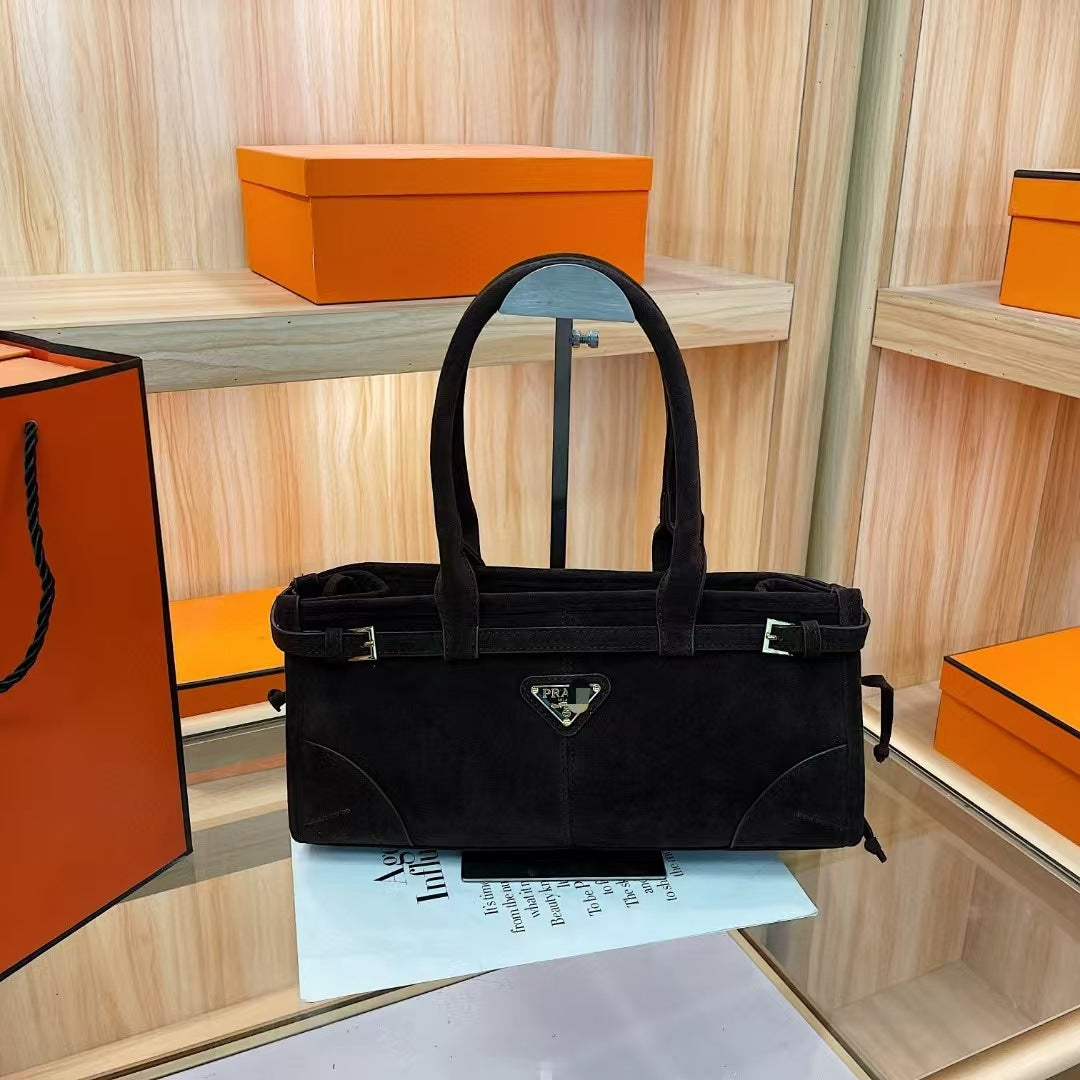 Women's Flannel Large Capacity Fashion Suede Handbags