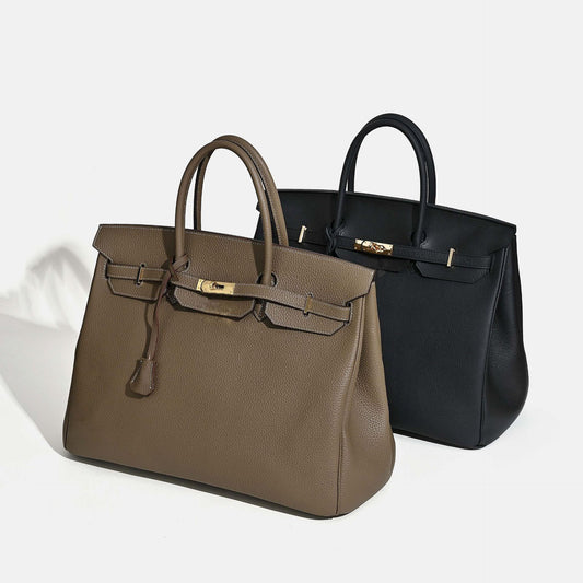 Women's High-grade Large Capacity Totes First Layer Handbags