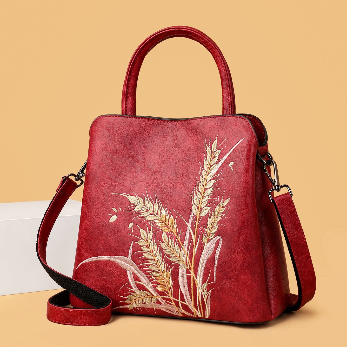 Charming Clutch Portable Fashion Single Rhombus Handbags