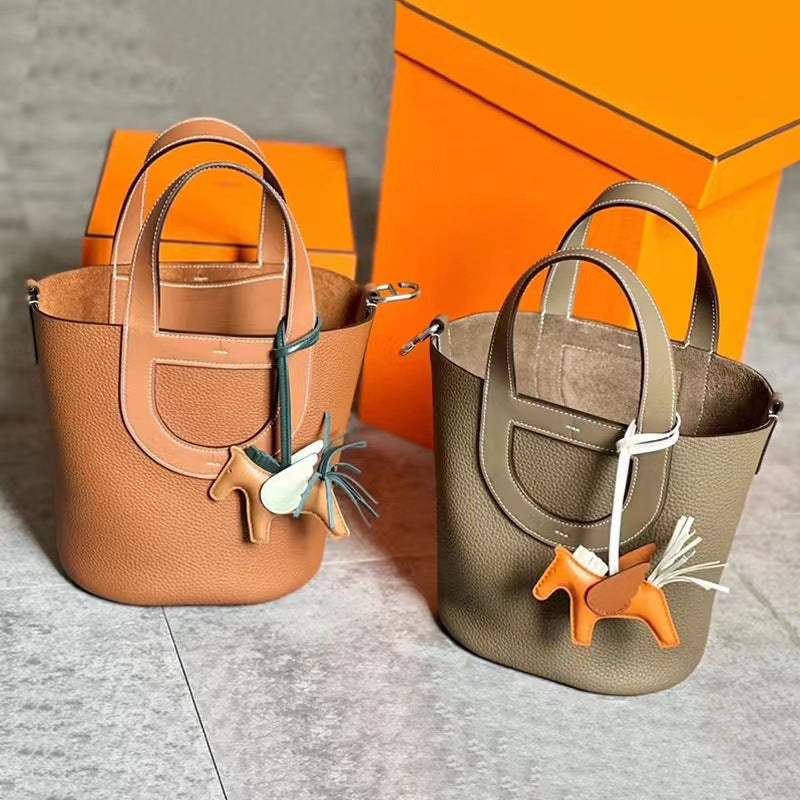 Charming Hourglass Crocodile Pattern Versatile Cowhide Bags