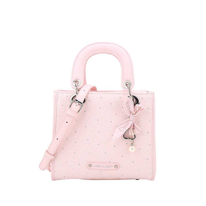 Trendy Glamorous Niche Diamond Diana High-grade Handbags