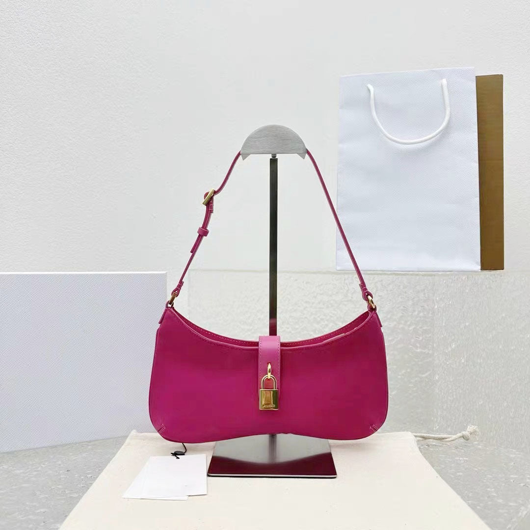 Classy Women's Fashion Metal Catch Underarm Shoulder Bags