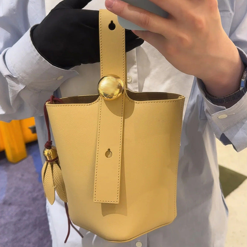 Women's Imported Genuine Leather Portable Large Capacity Crossbody Bags