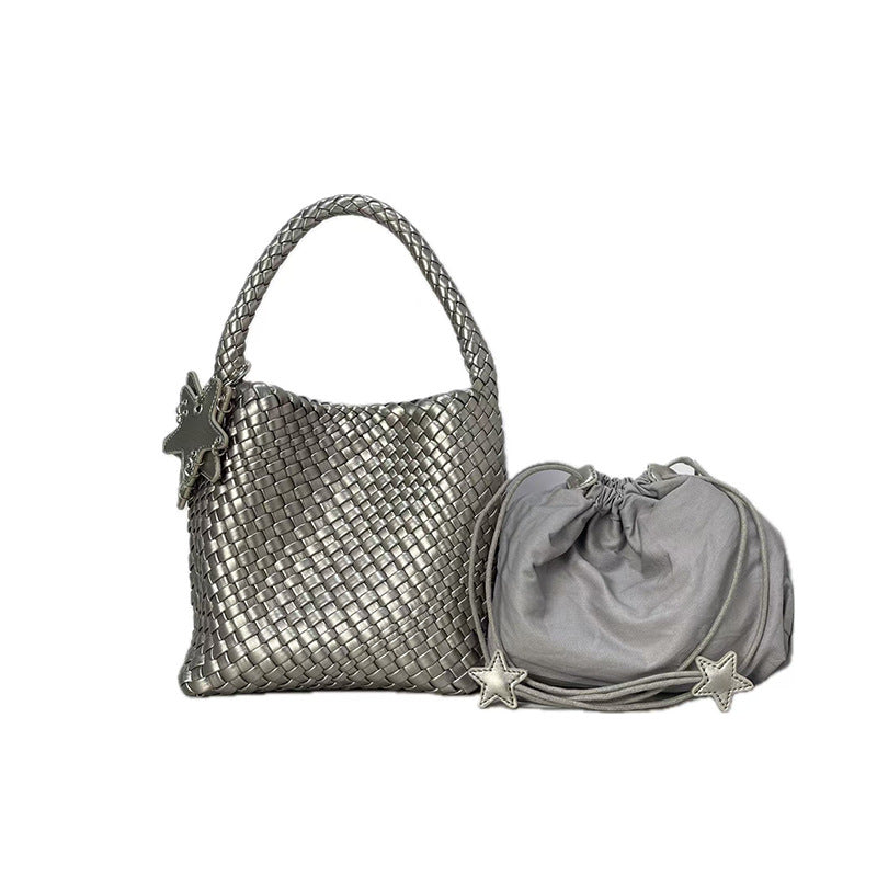 Graceful Women's Large Capacity Woven Hobo Tote Bags