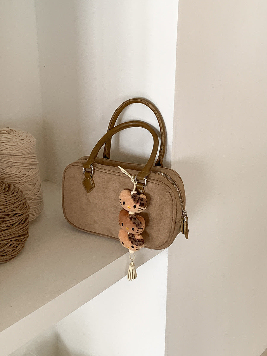 Women's Korean Style Suede Autumn Retro Minimalist Bags