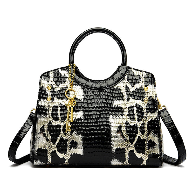 Elegant Genuine Leather Cheongsam Large Capacity Shoulder Bags