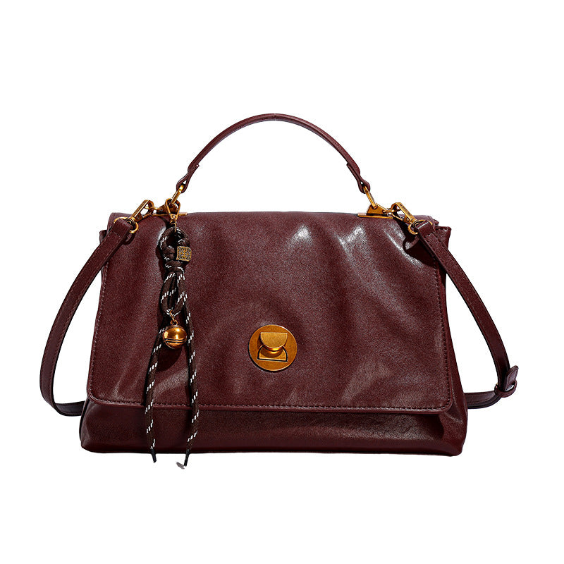 Handmade College Style Retro Art Large Shoulder Bags