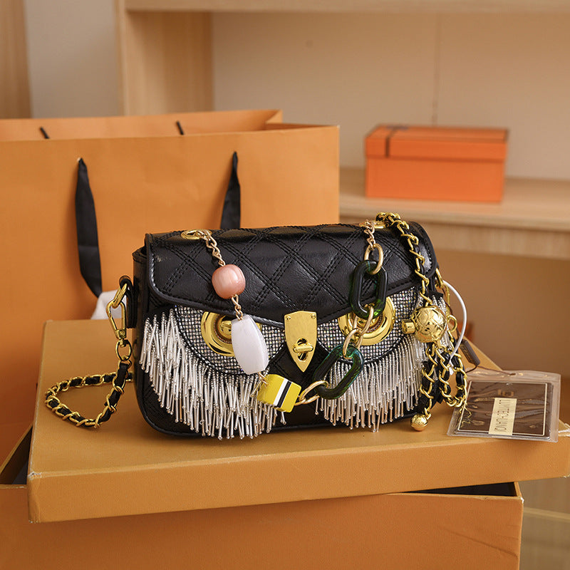 Women's Detachable Light Luxury Owl Mask Shape Shoulder Bags