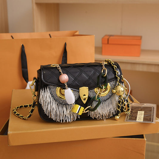 Women's Detachable Light Luxury Owl Mask Shape Shoulder Bags