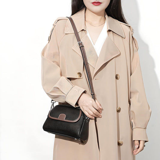 Women's Large Capacity Genuine Leather First Layer Crossbody Bags