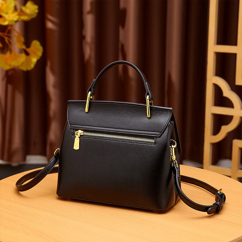 Women's Fashionable Kelly Embossed Soft Crocodile Pattern Crossbody Bags