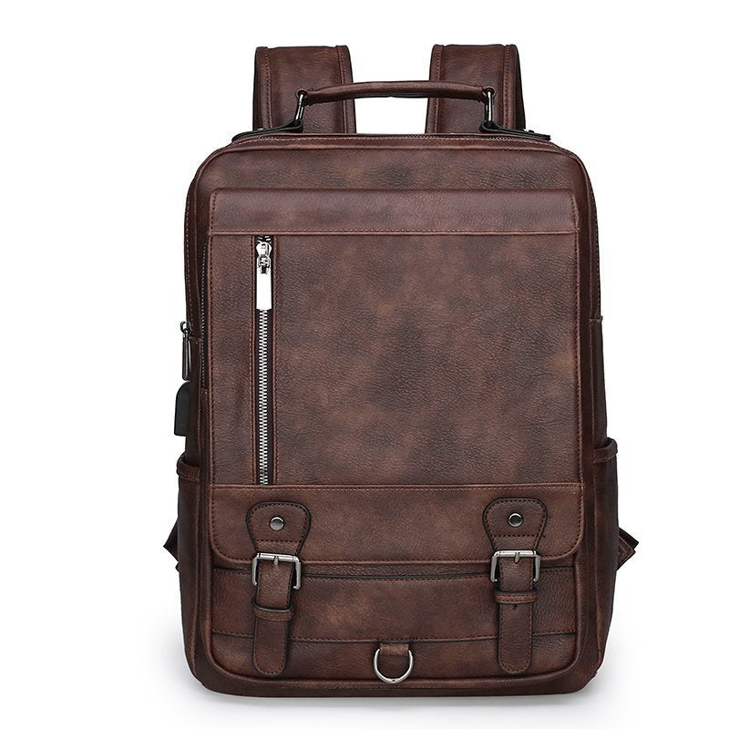 Men's Daily Leisure Business Korean Style Simple Backpacks