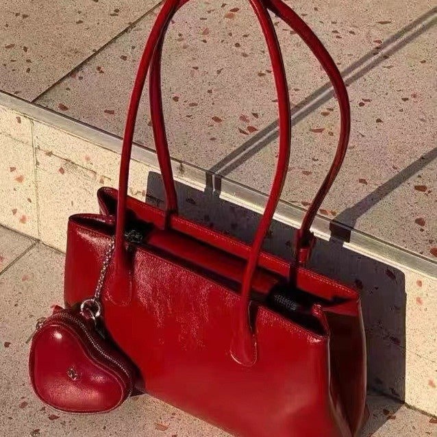 Korean Style Long Large Capacity Totes Shoulder Bags