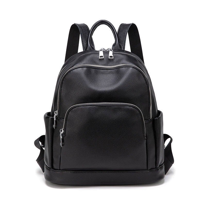 Women's Fashion Solid Color Large Capacity Trendy Backpacks