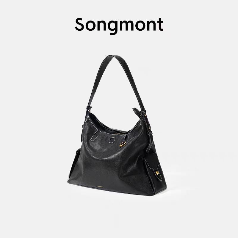Li Na Medium Soft Upholstery Leather Shoulder Bags