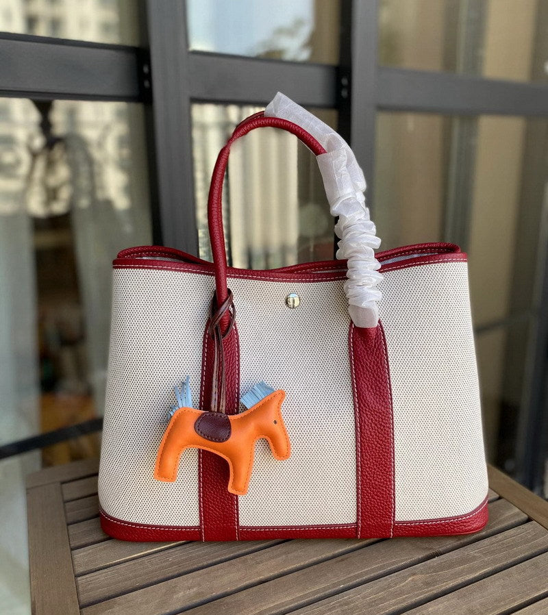 First Layer Cowhide Contrast Color Fashion Handbags