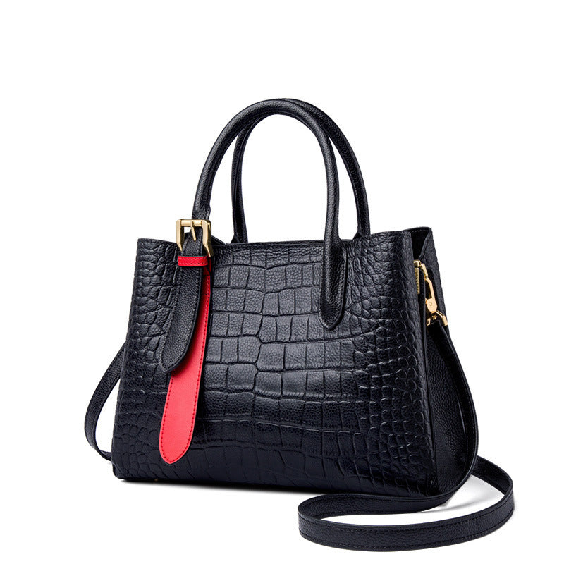 Women's Genuine Leather Fashion Commuter Retro Large Bags