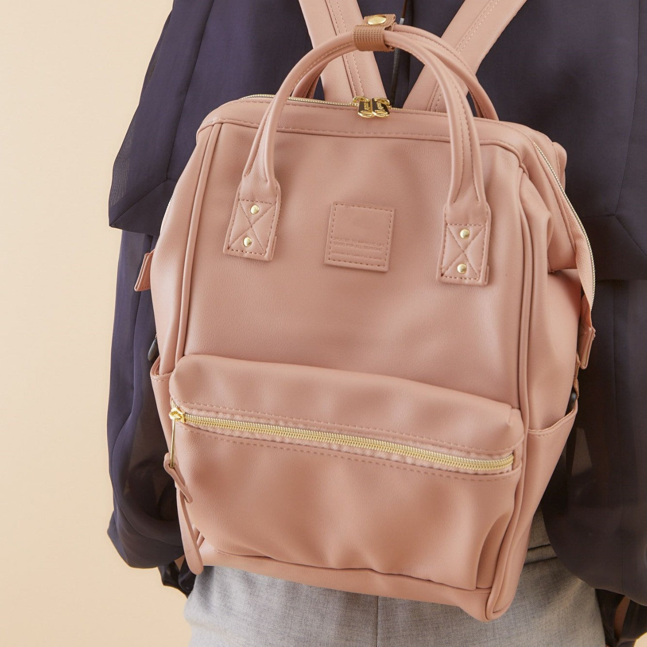 Women's Innovative Popular Leather Vintage Size Backpacks