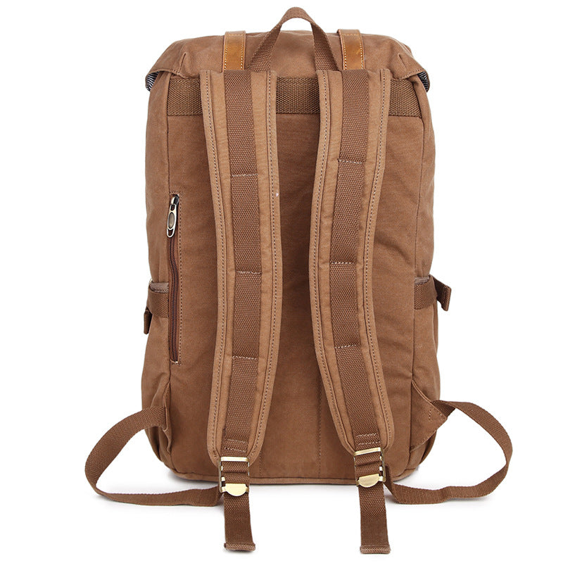 Men's Korean Style Canvas Fashion Trend Business Backpacks