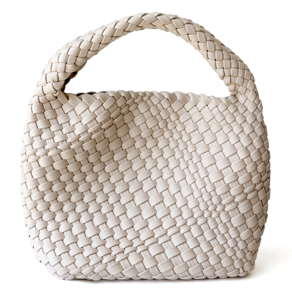 Slouchy Trendy Hand-woven Commuter Mother Portable Handbags