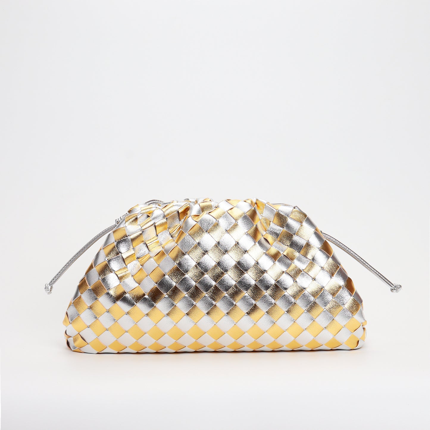 Fashion Clutch Woven Korean Style Cloud Soft Leather Crossbody Bags