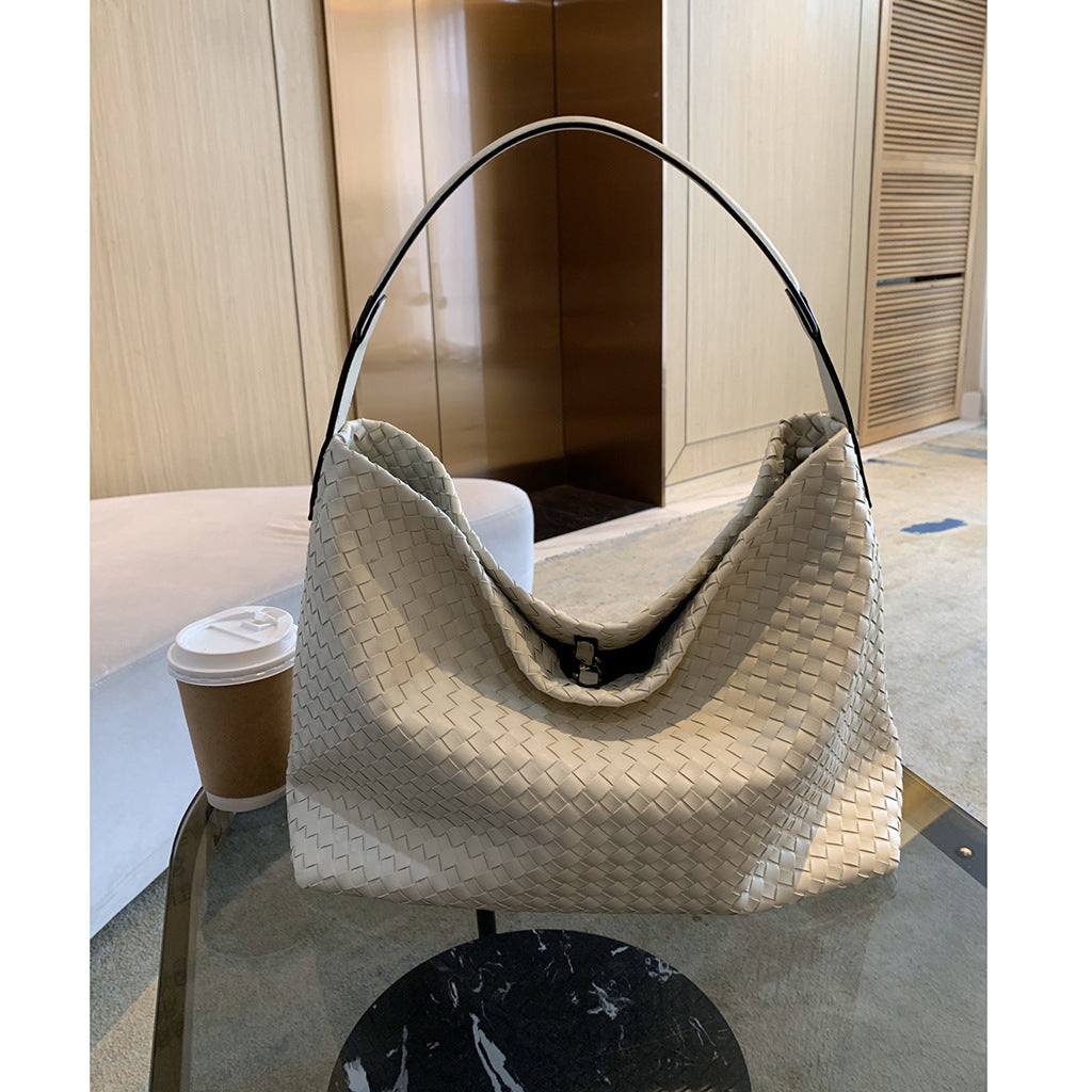 Durable High Sense Knitted Female Home Shoulder Bags